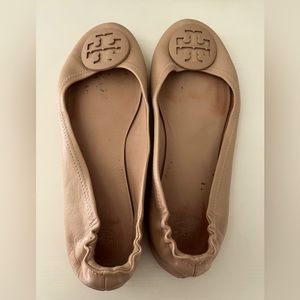 Tory Burch nude flats size 9